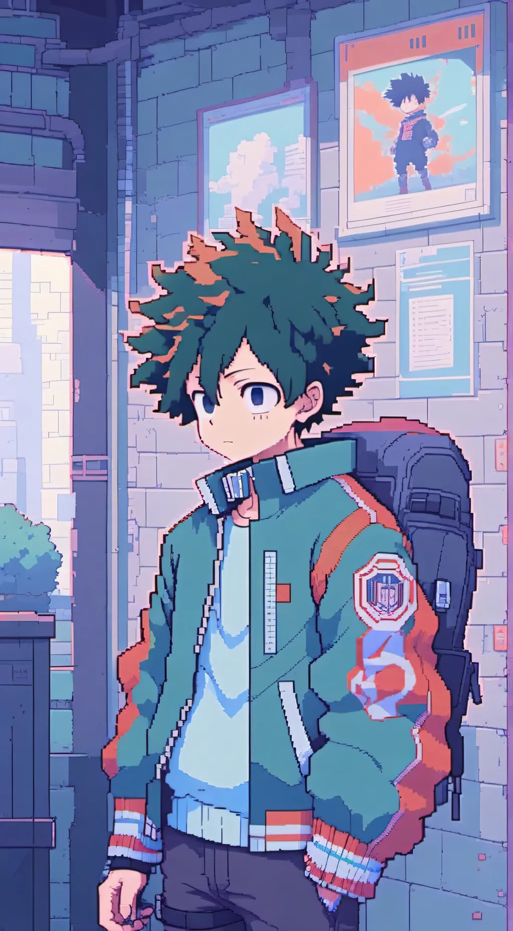 ai character: MHA Rehab background