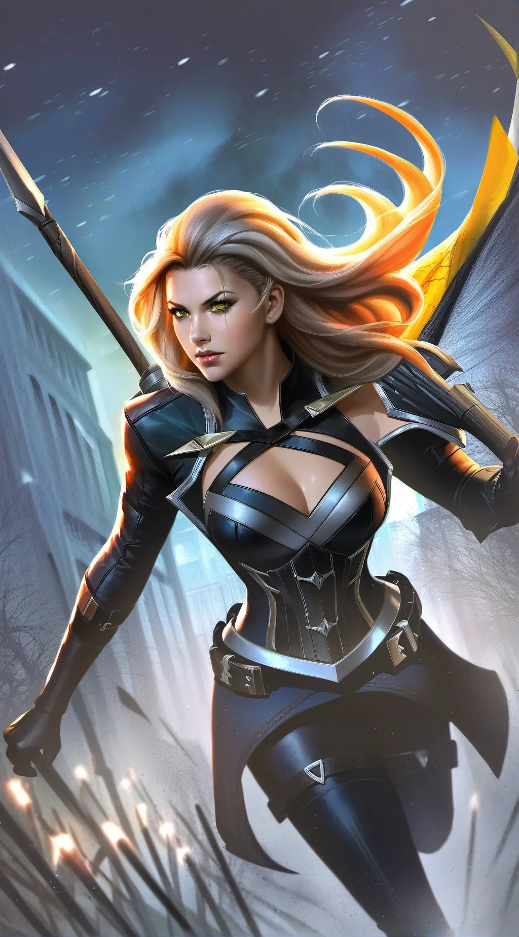 ai character: Black Canary background