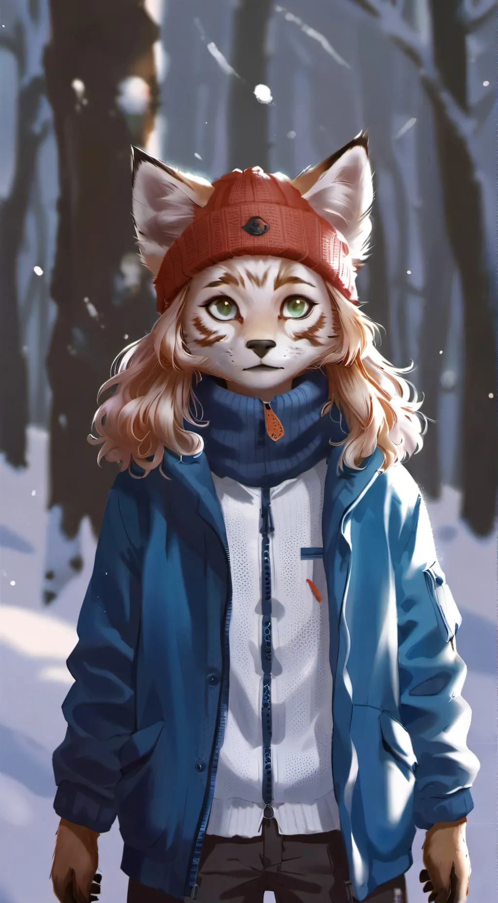 ai character: fox background
