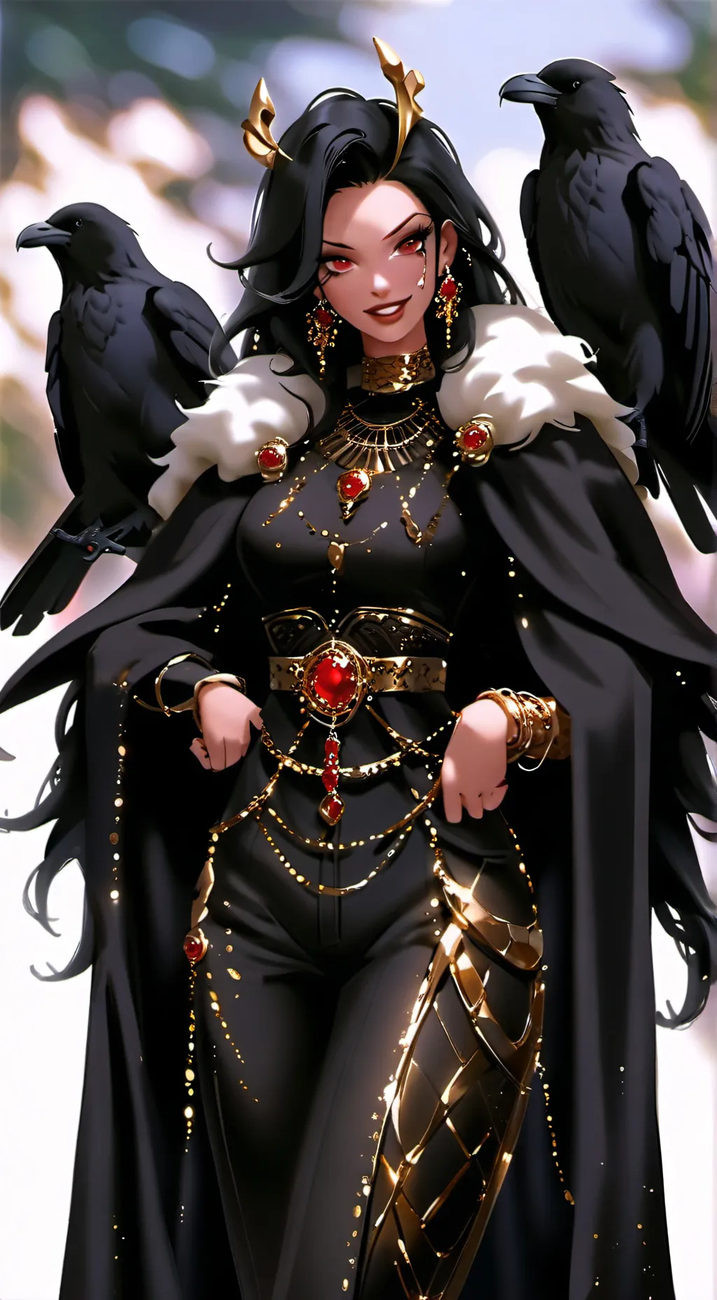 ai character: Rayveil  background