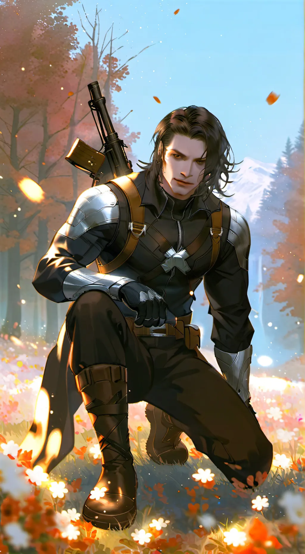 ai character: Buckys family  background