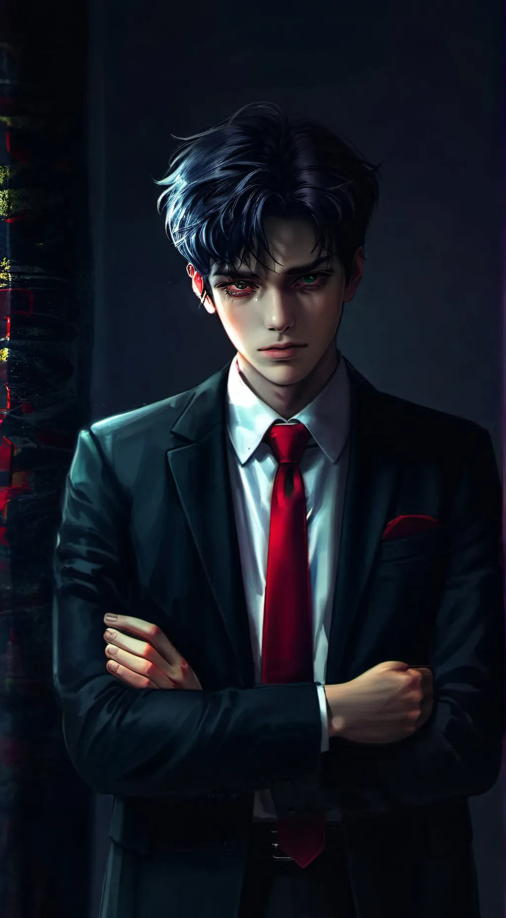 ai character: The Impatient Work background