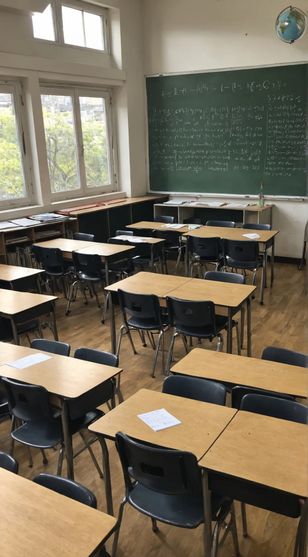 ai character: School  background