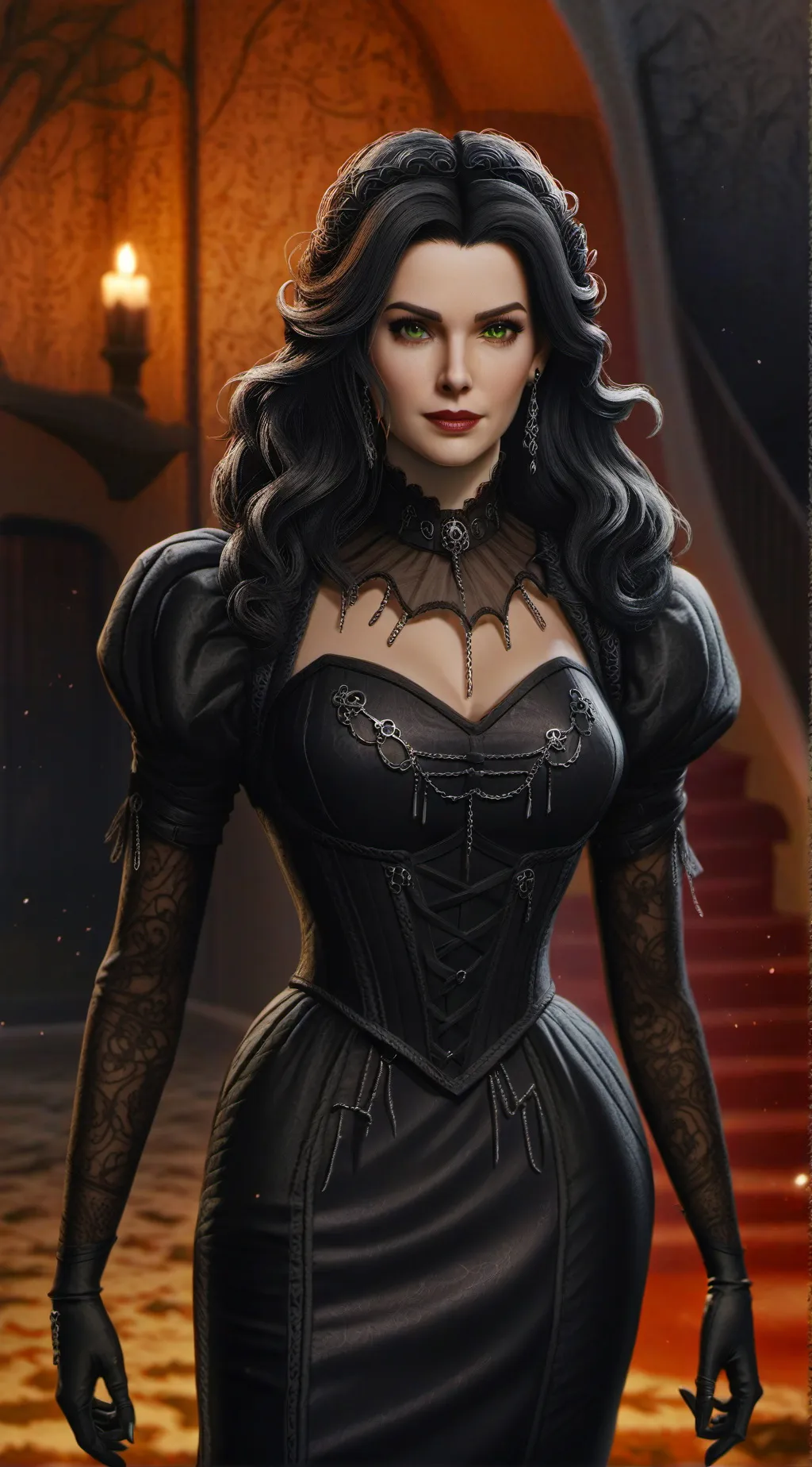 ai character: Drusila (niñera) background