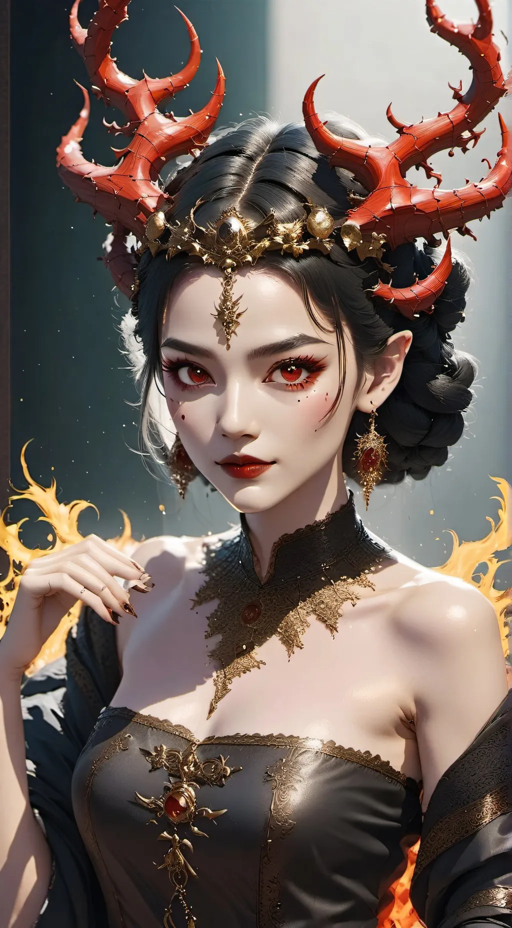 ai character: Ash background