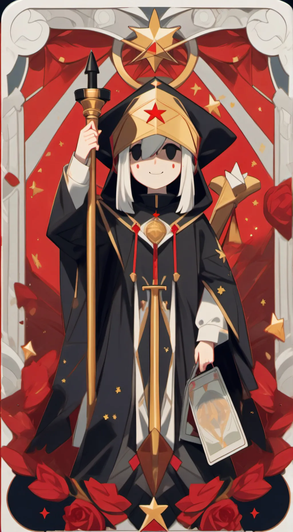 ai character: Moonflower 😈 background