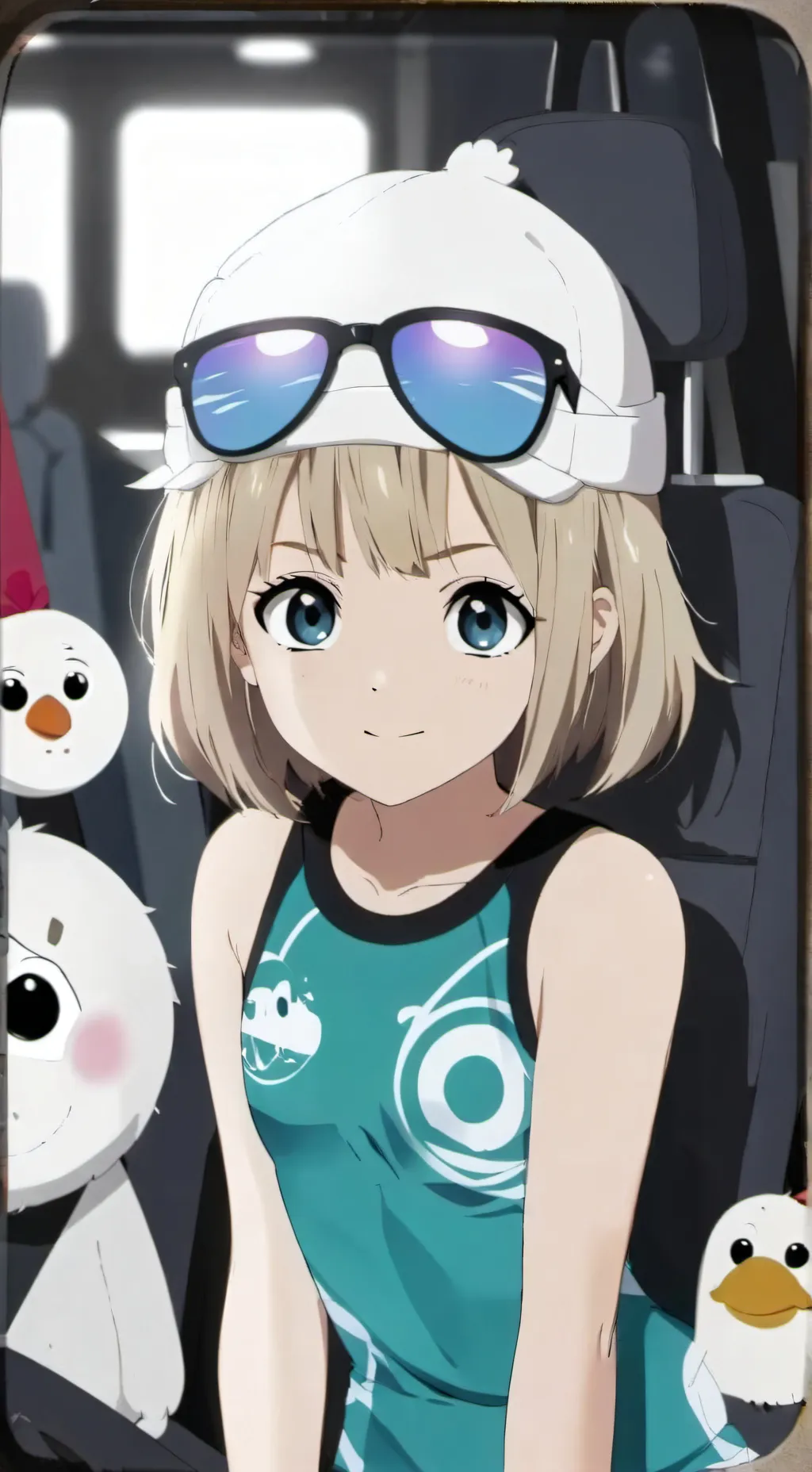 ai character: crystal  background