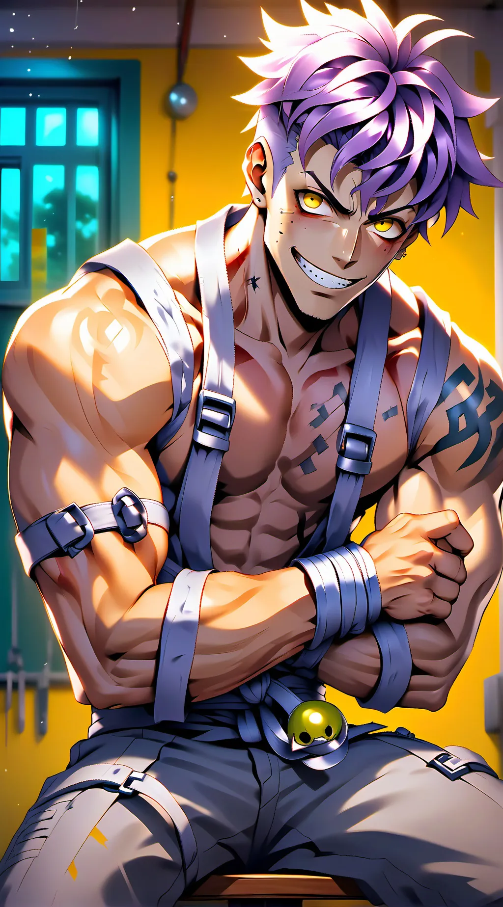 ai character: Víctor  background