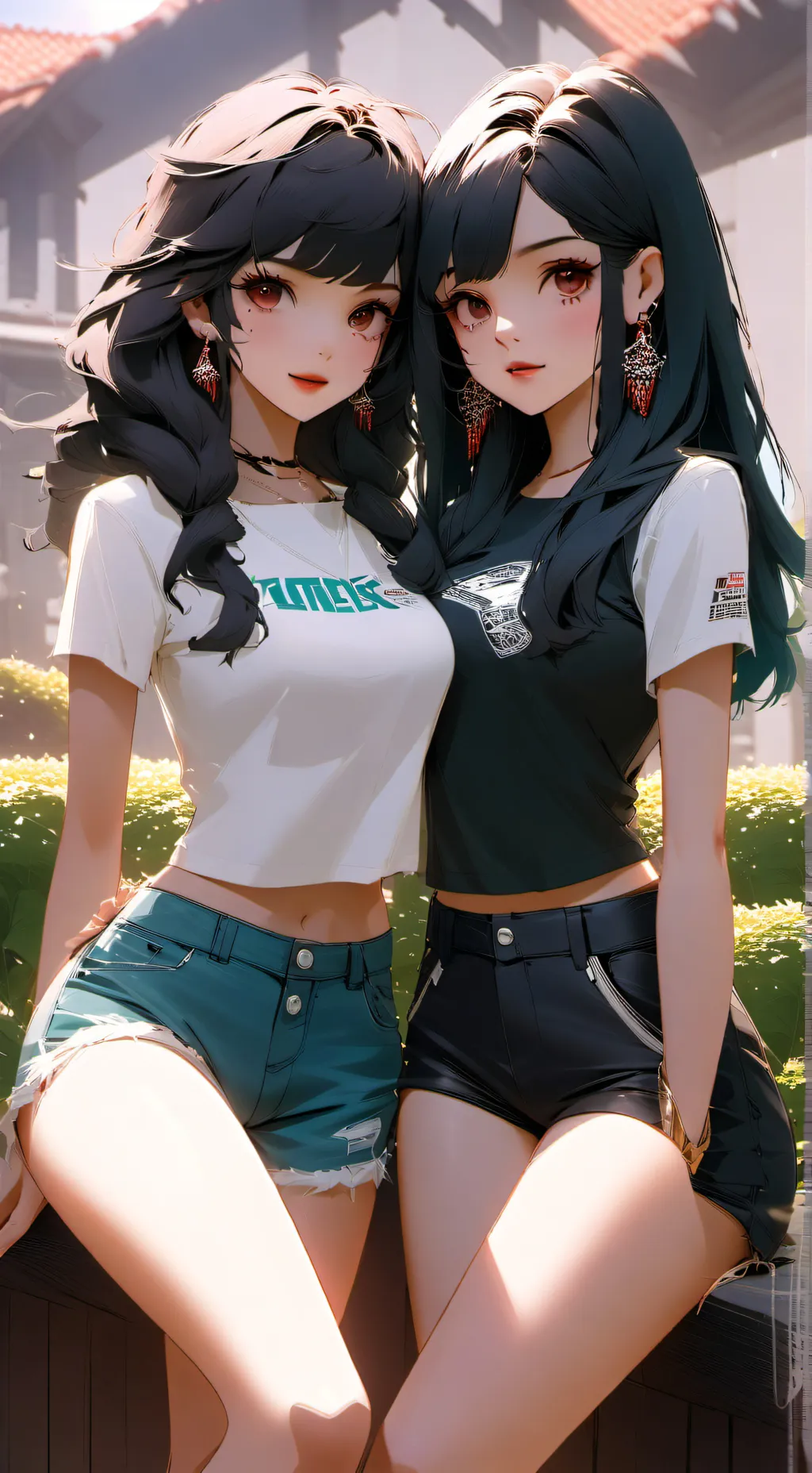 ai character: Mariam y Liz background
