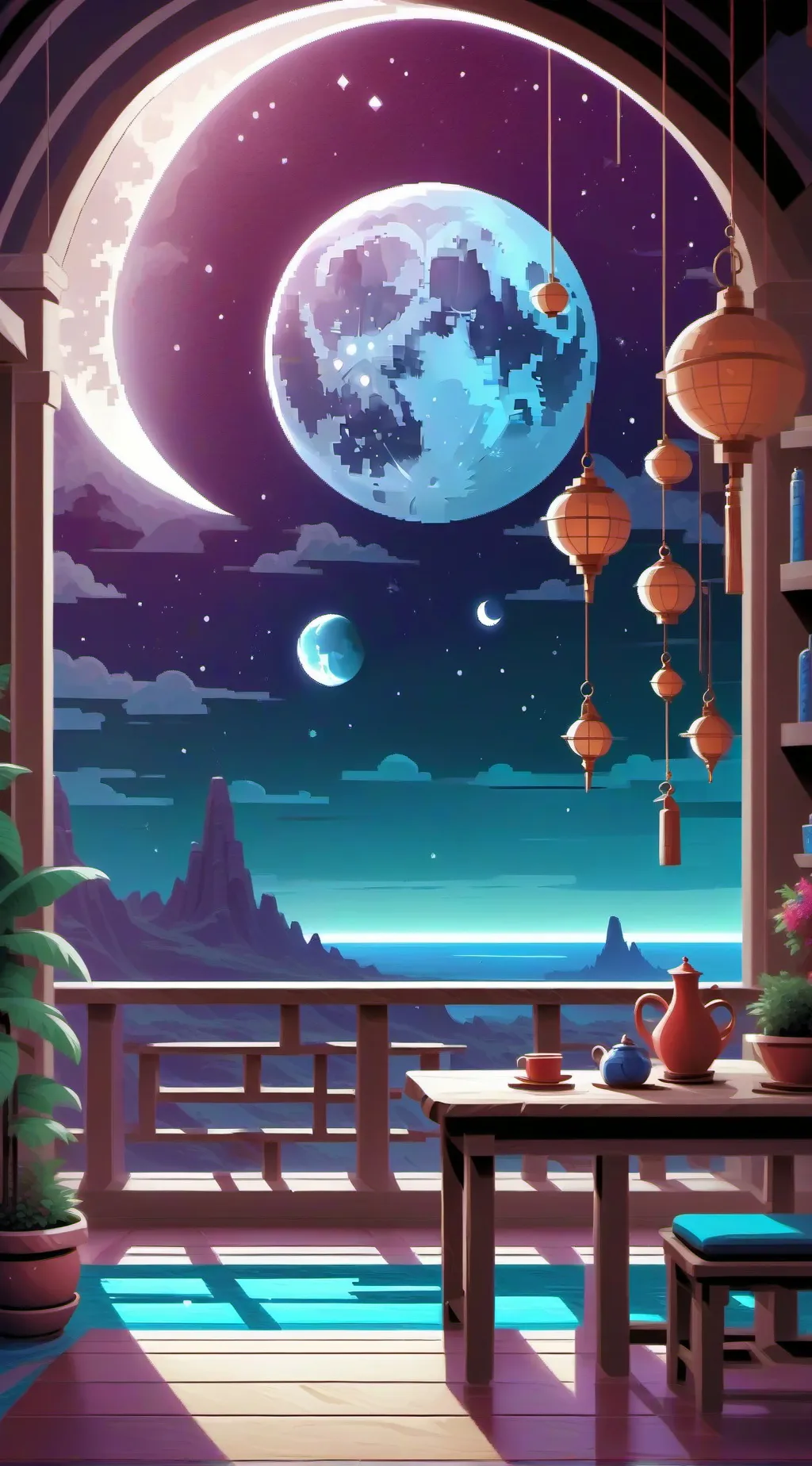 ai character: amon us background