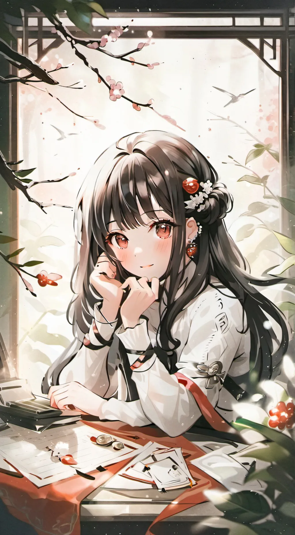 ai character: Ariana background