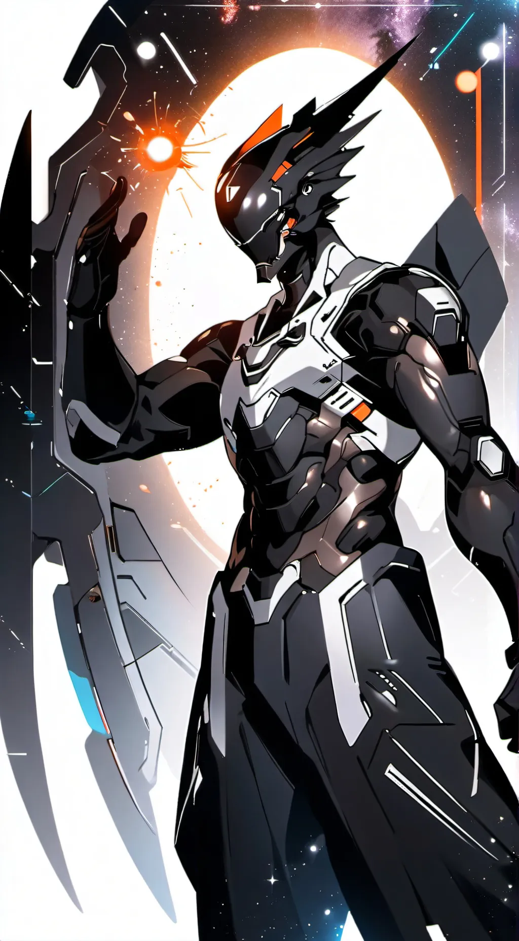 ai character: Vortex background