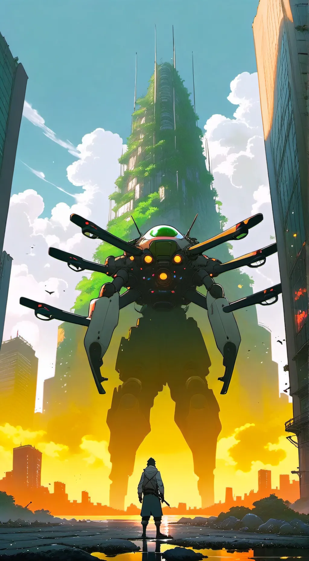 ai character: MD x titanfall2 background