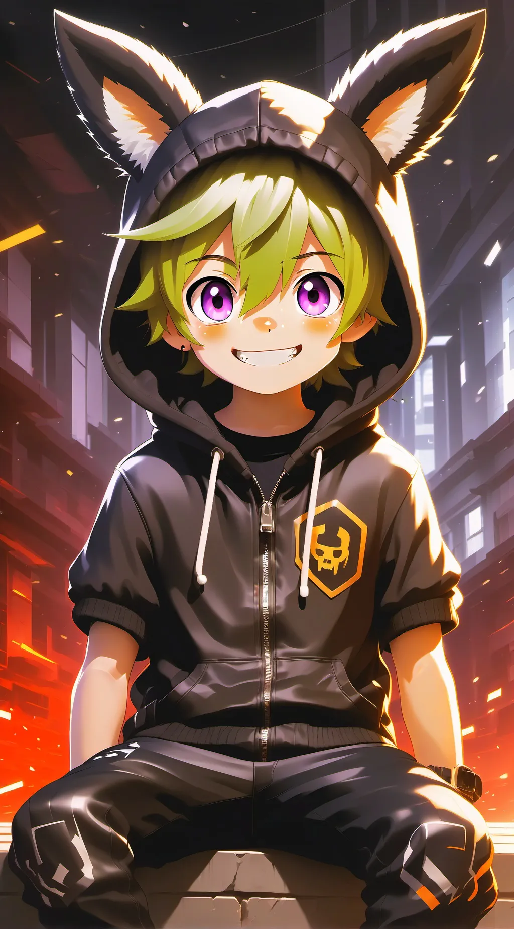 ai character: sara background