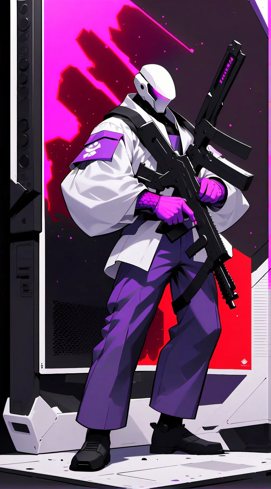 ai character: titan tv man background