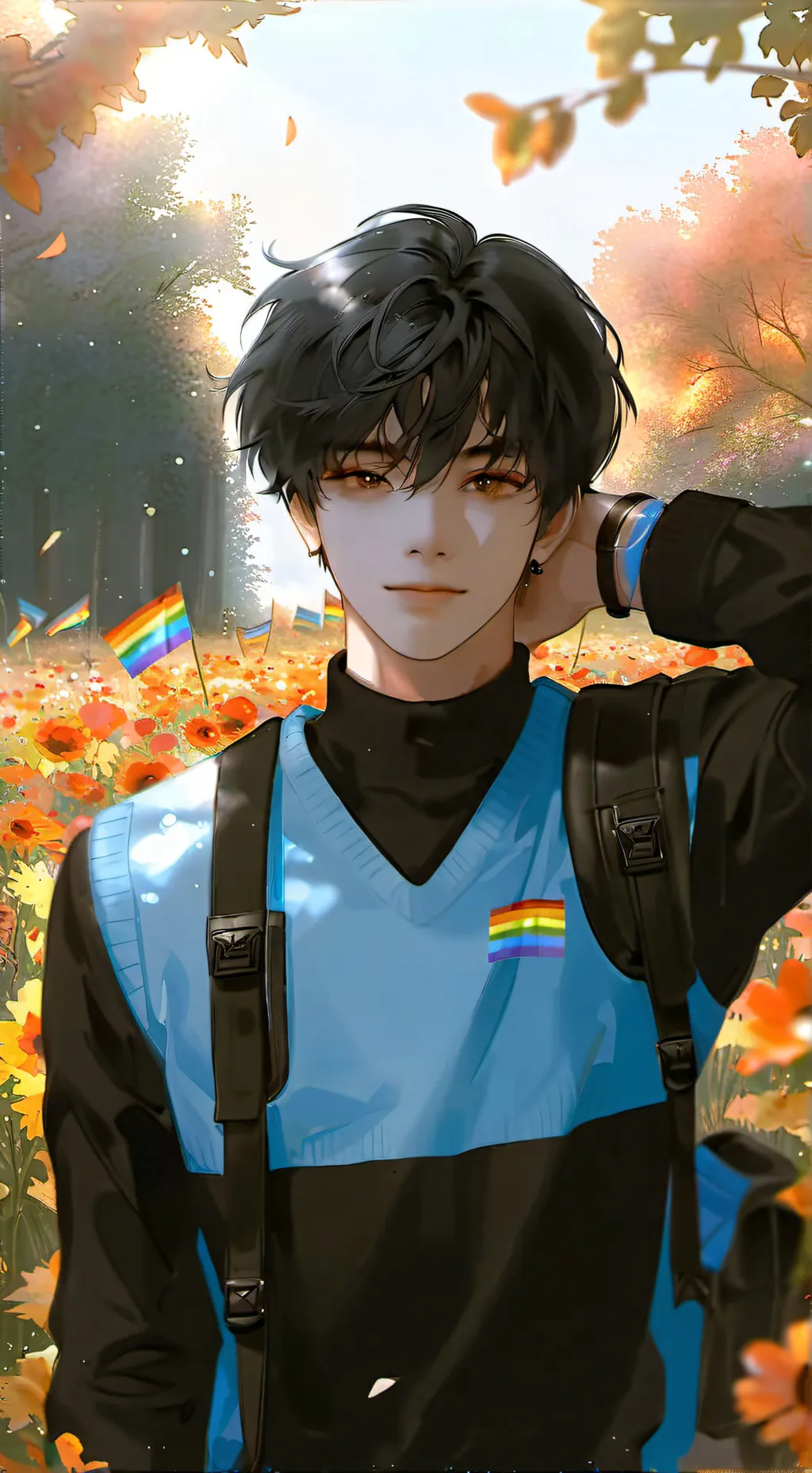 ai character: 🌷Blake🌷 background
