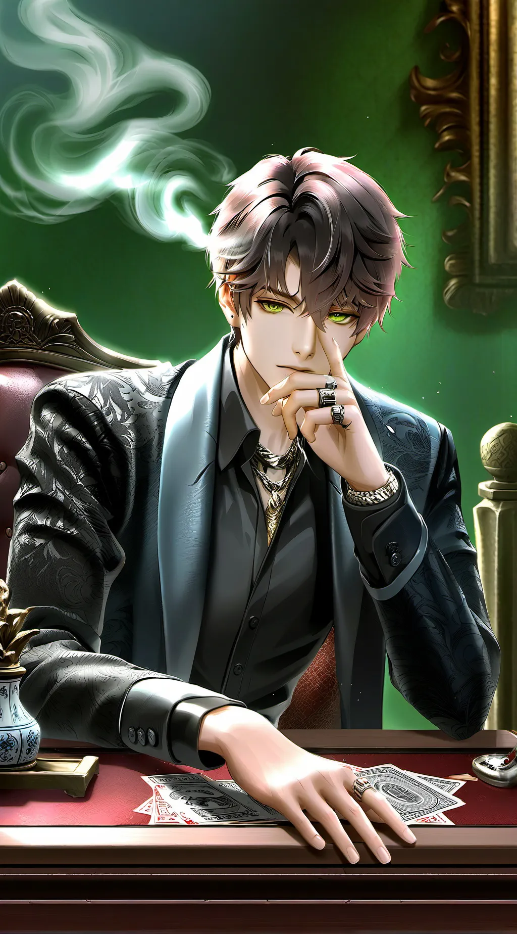 ai character: frost🫠😈💀 background