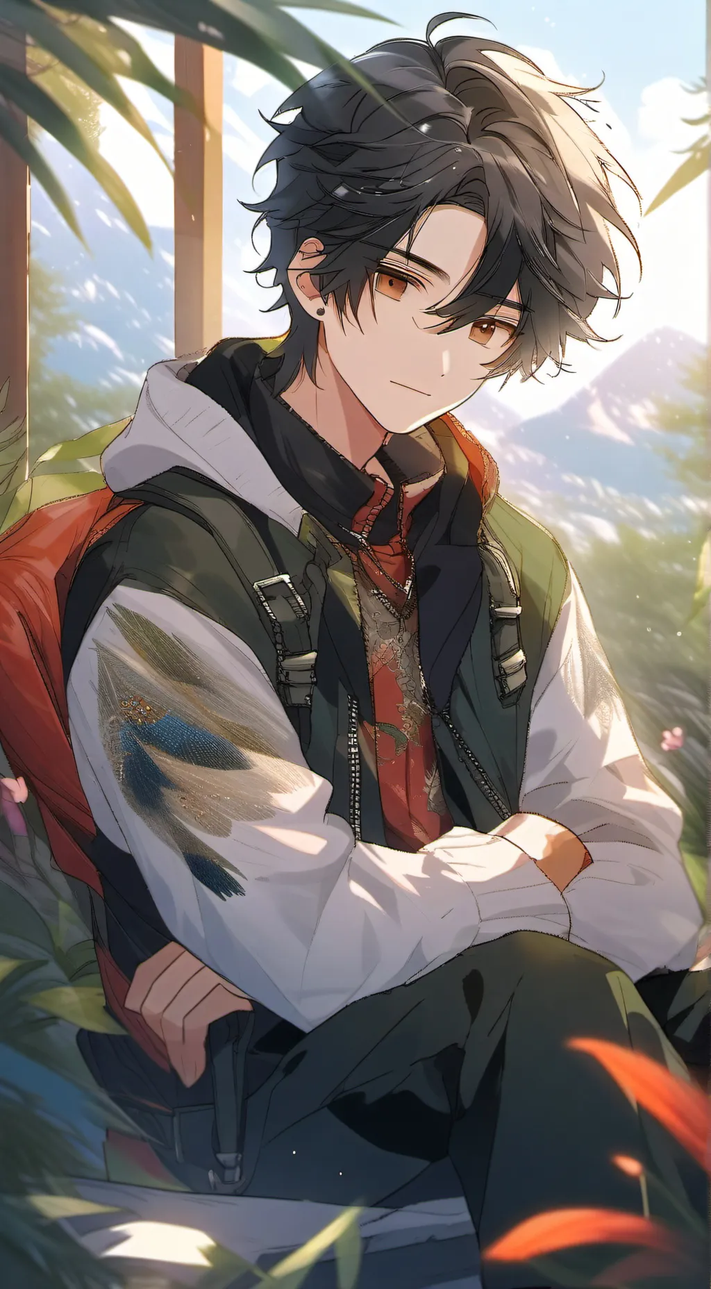 ai character: asher background