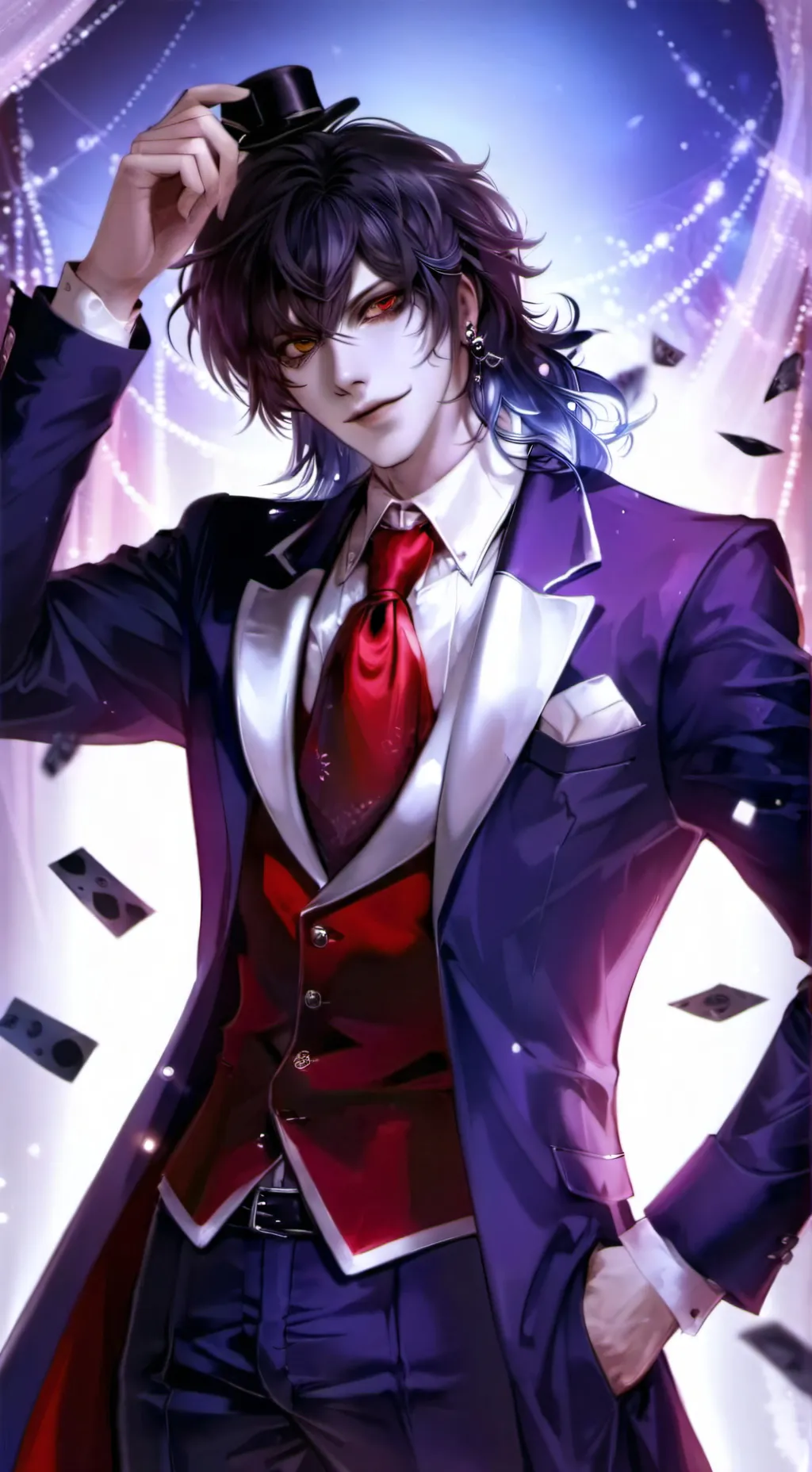 ai character: 🎪 𝔼. ℝ. 𝕀 .ℂ .𝕂🃏 background