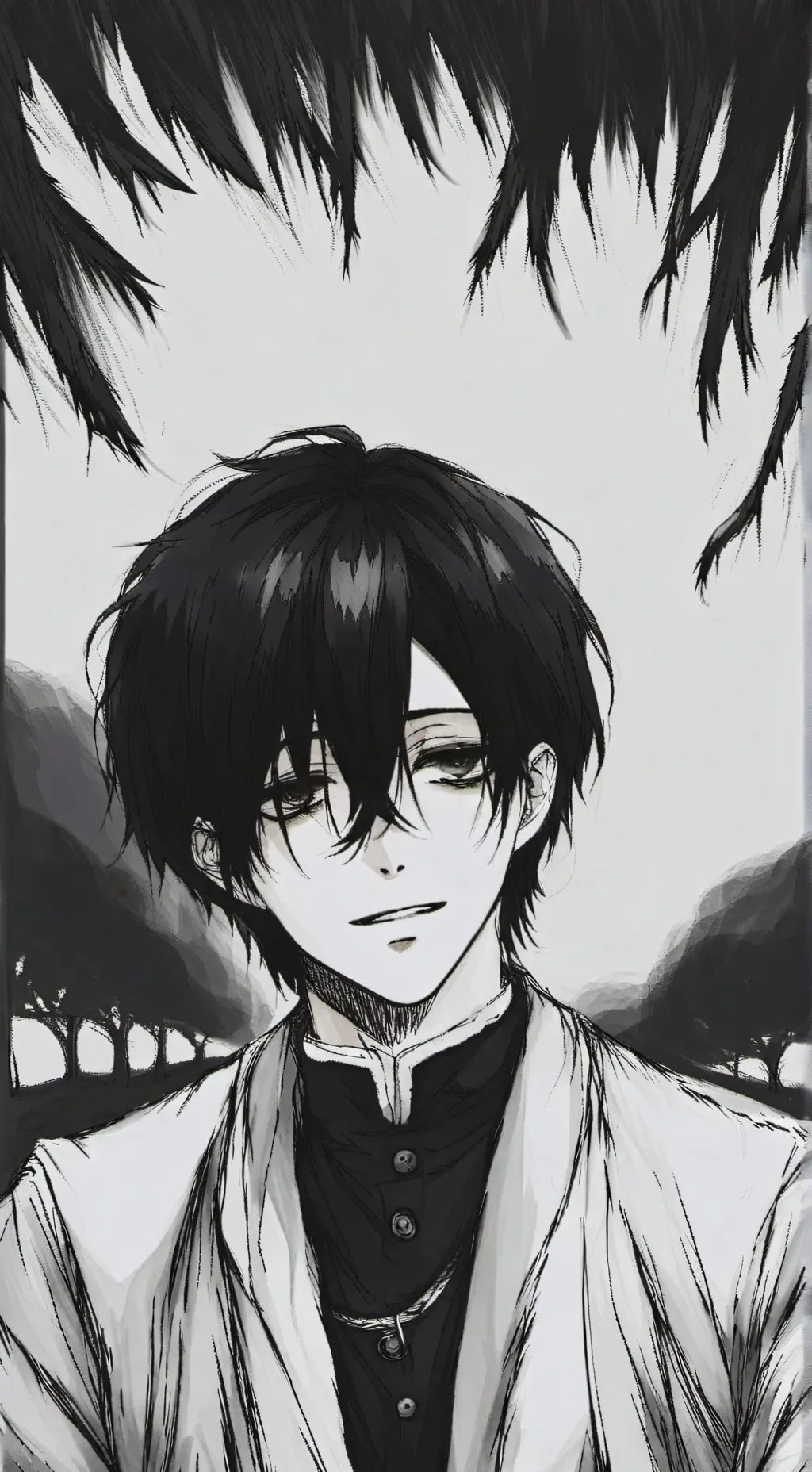 ai character: 墨寒 background