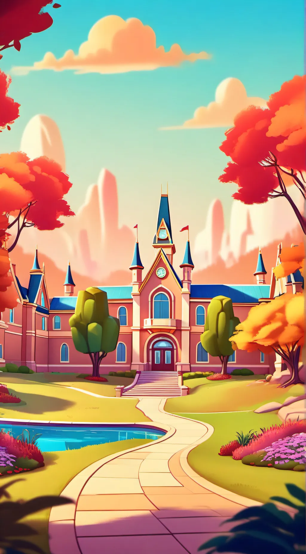 ai character: Pokemon University background