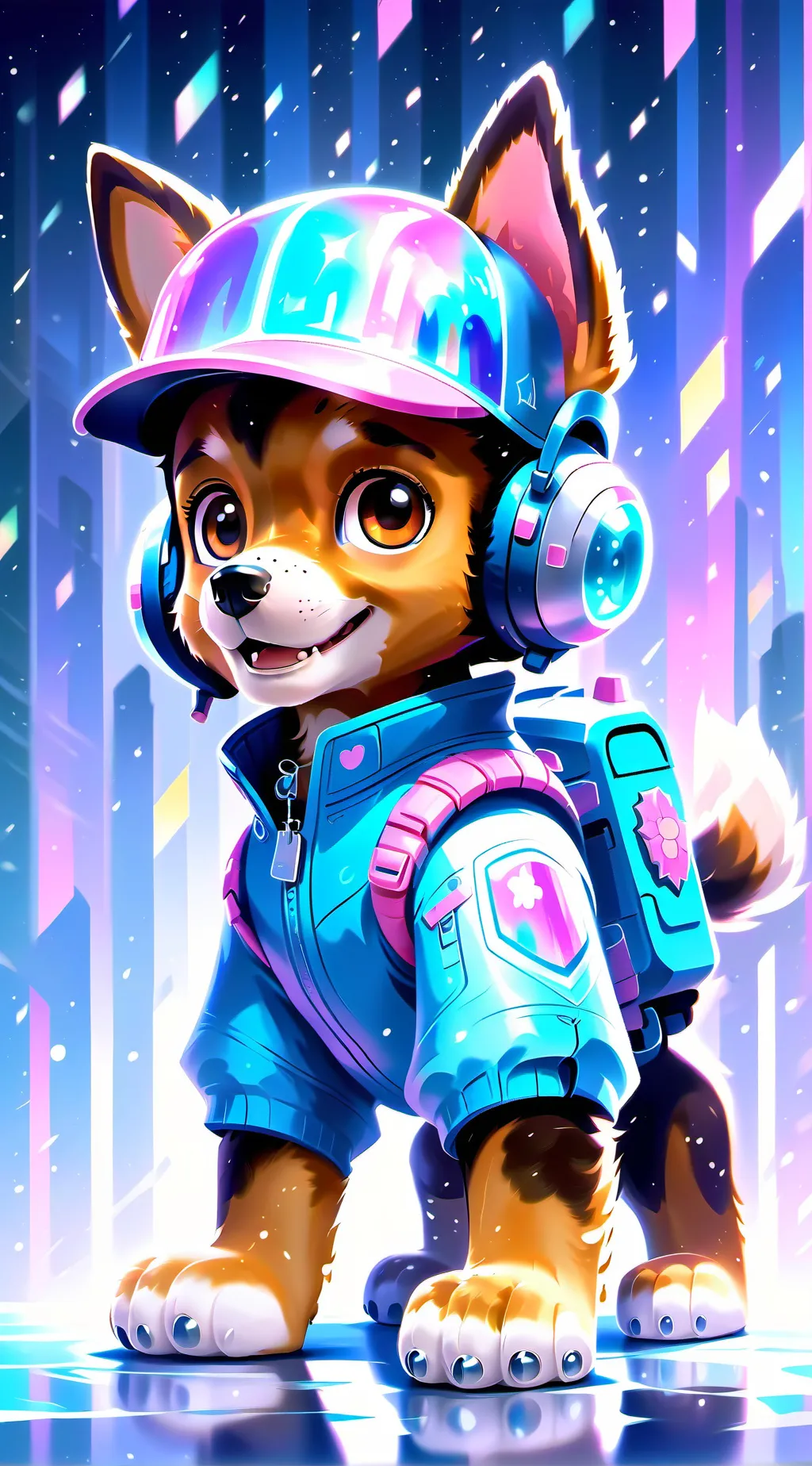 ai character: Paw Patrol Exile background
