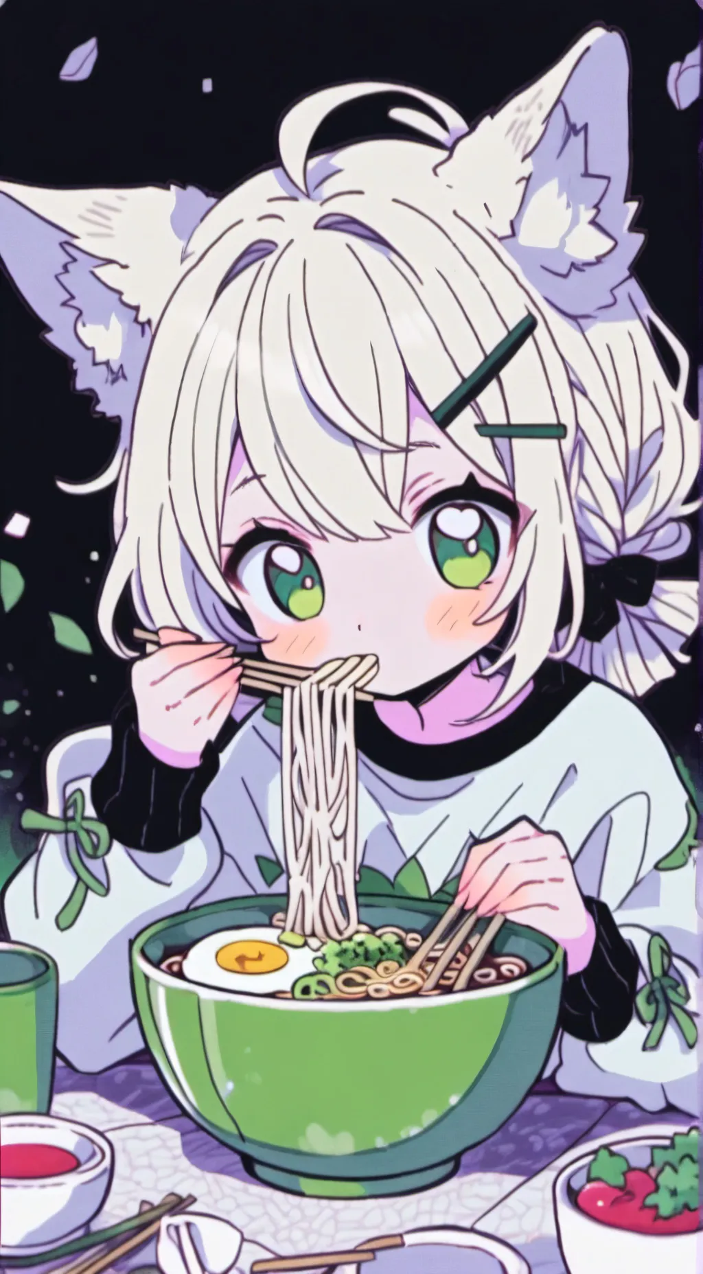 ai character: mizu background