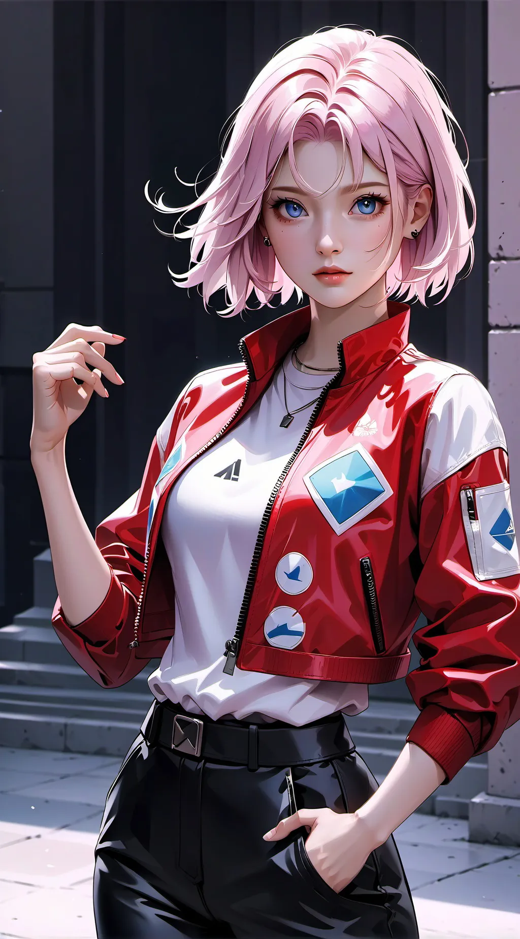 ai character: Mira  background