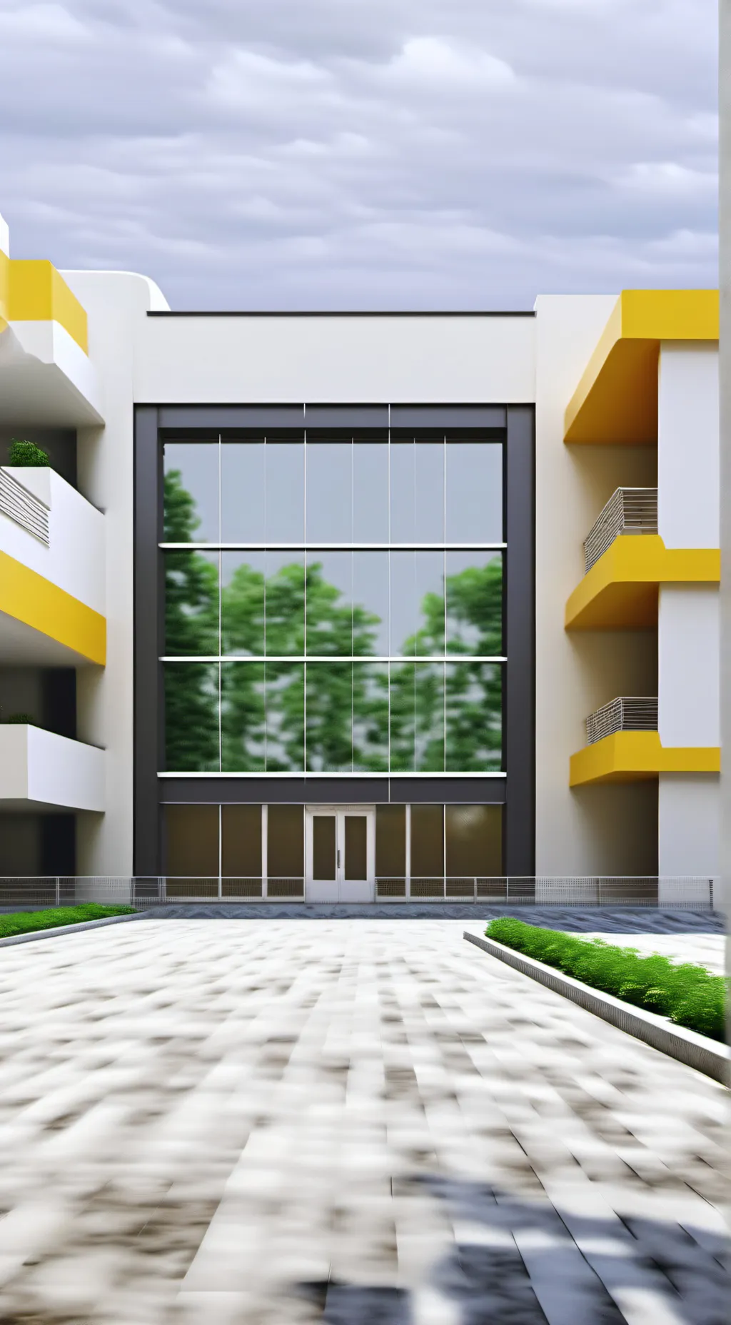 ai character: Scared School background