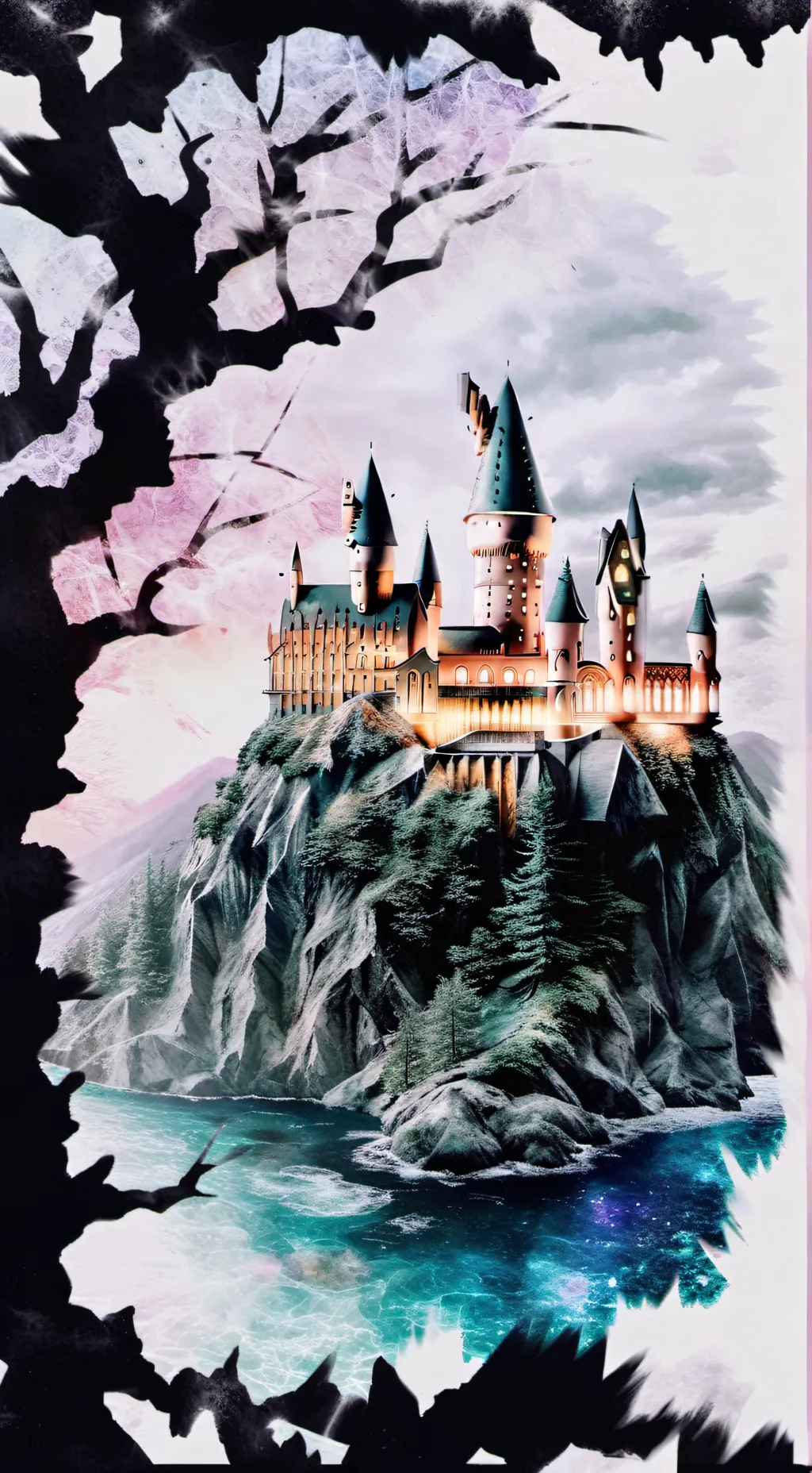 ai character: Hogwarts  background