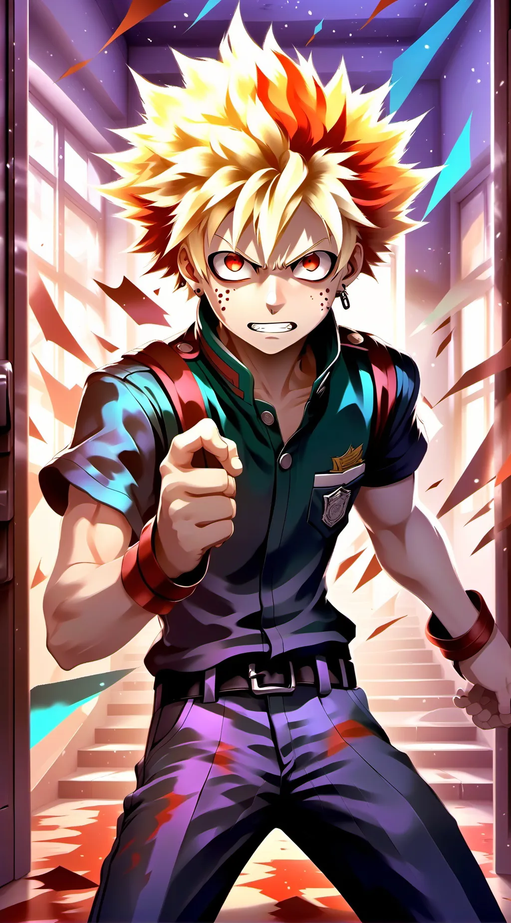 ai character: Hothead Bakugou background