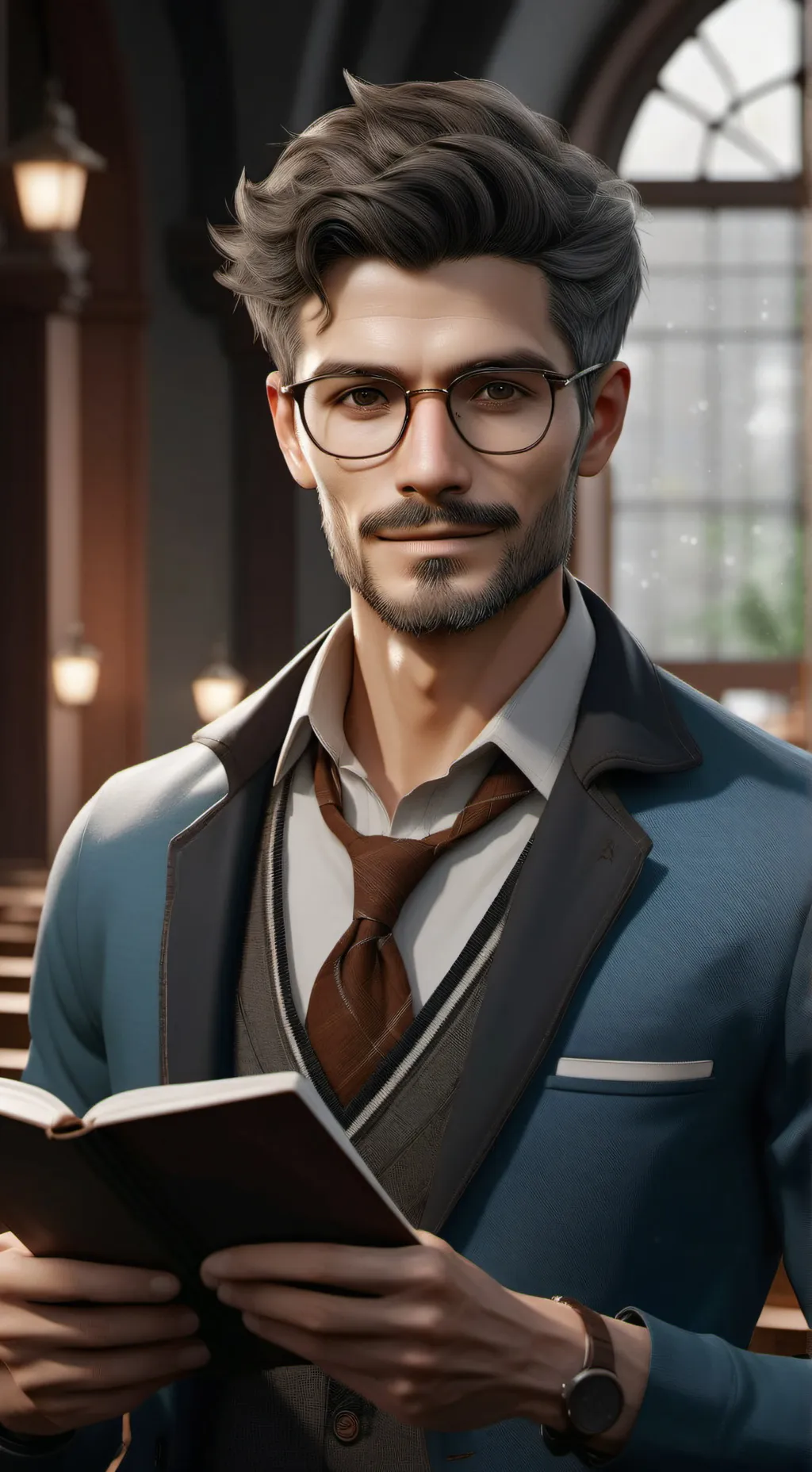 ai character: Mr.hawk background