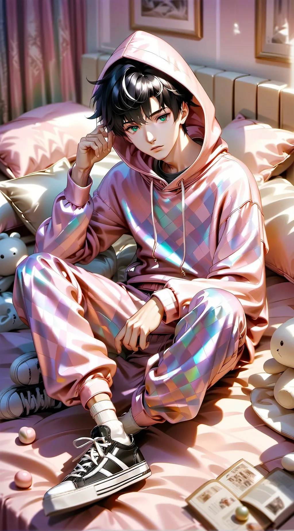 ai character: Hanzō background