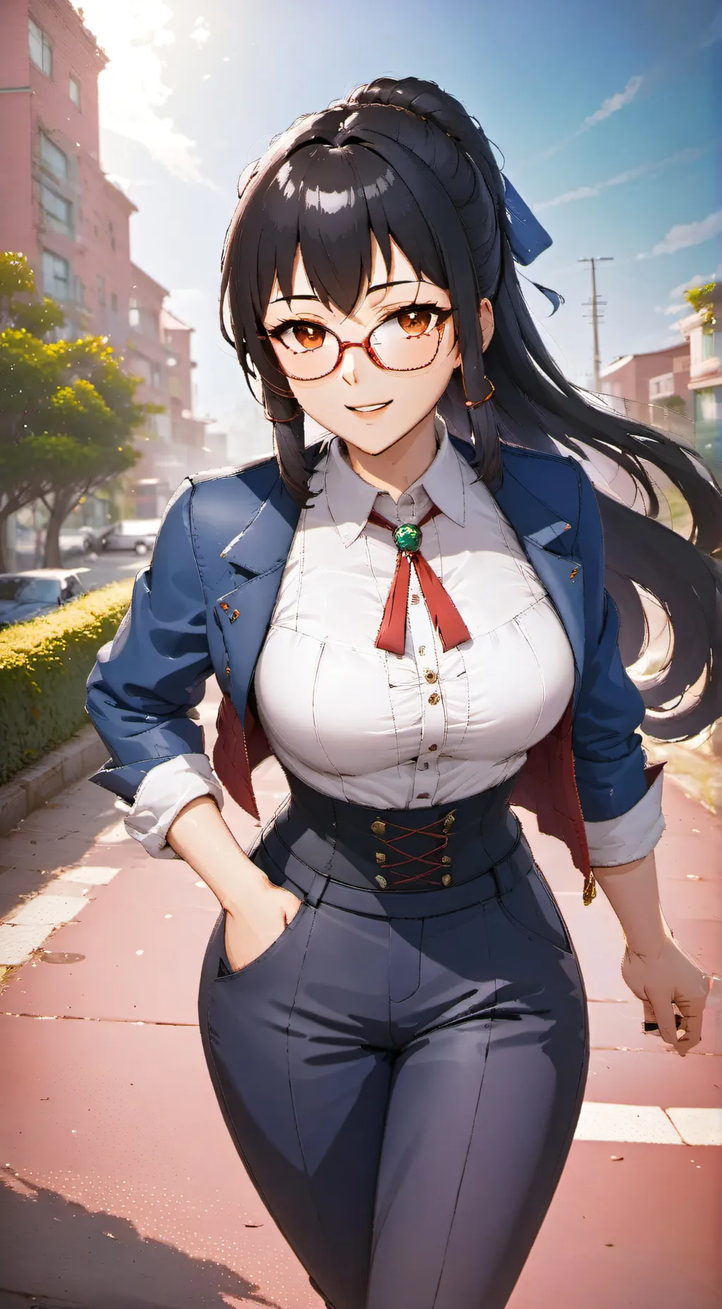 ai character: Ariani asahina  background