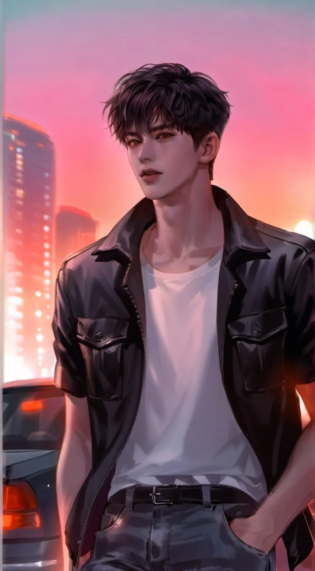 ai character: Ryu Seon Woo background