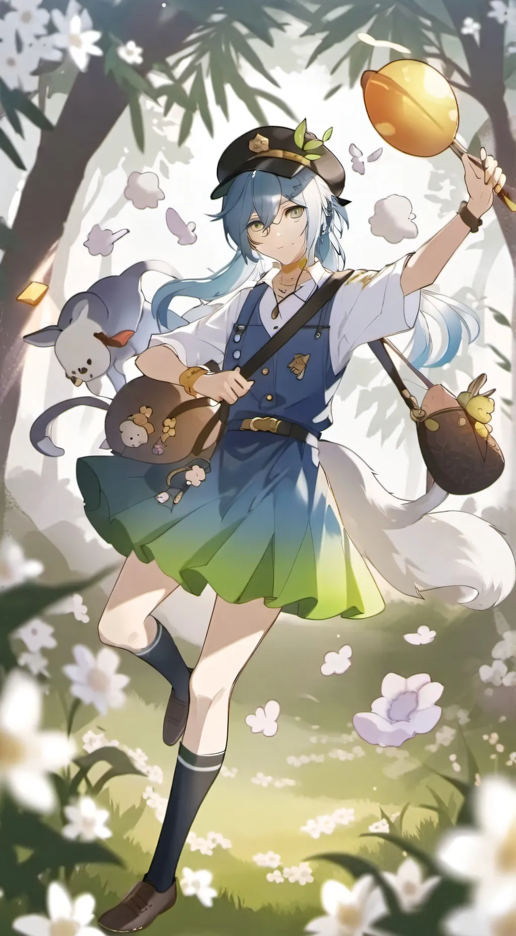 ai character: coolkid background