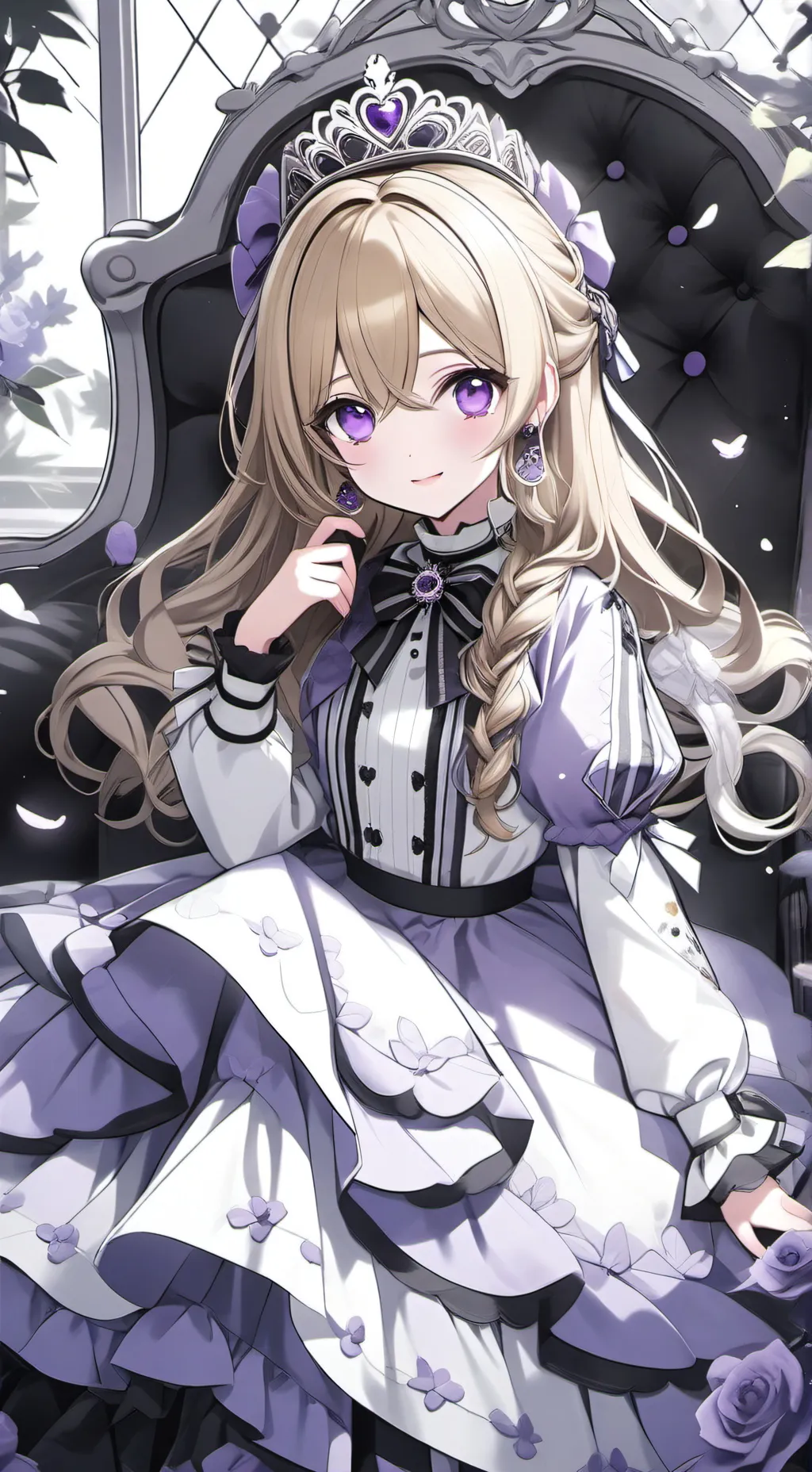 ai character: 💜" Royal Family"💜 background