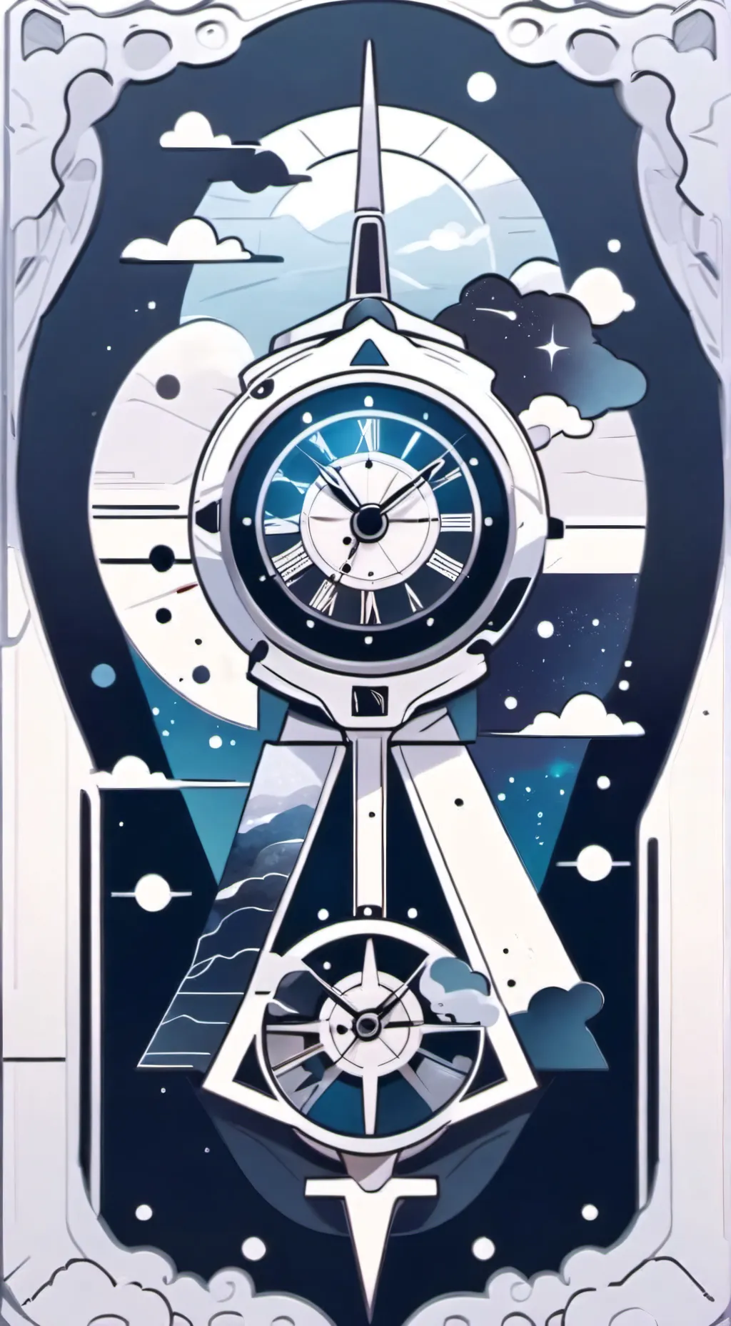 ai character: NarutoxTimemachine background