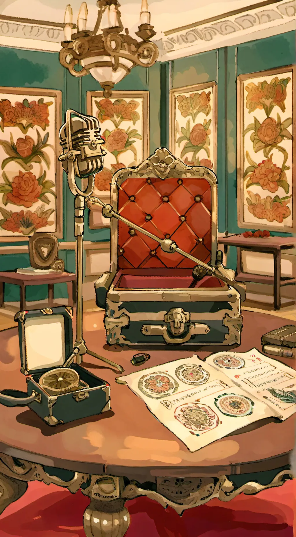 ai character: guess the song background