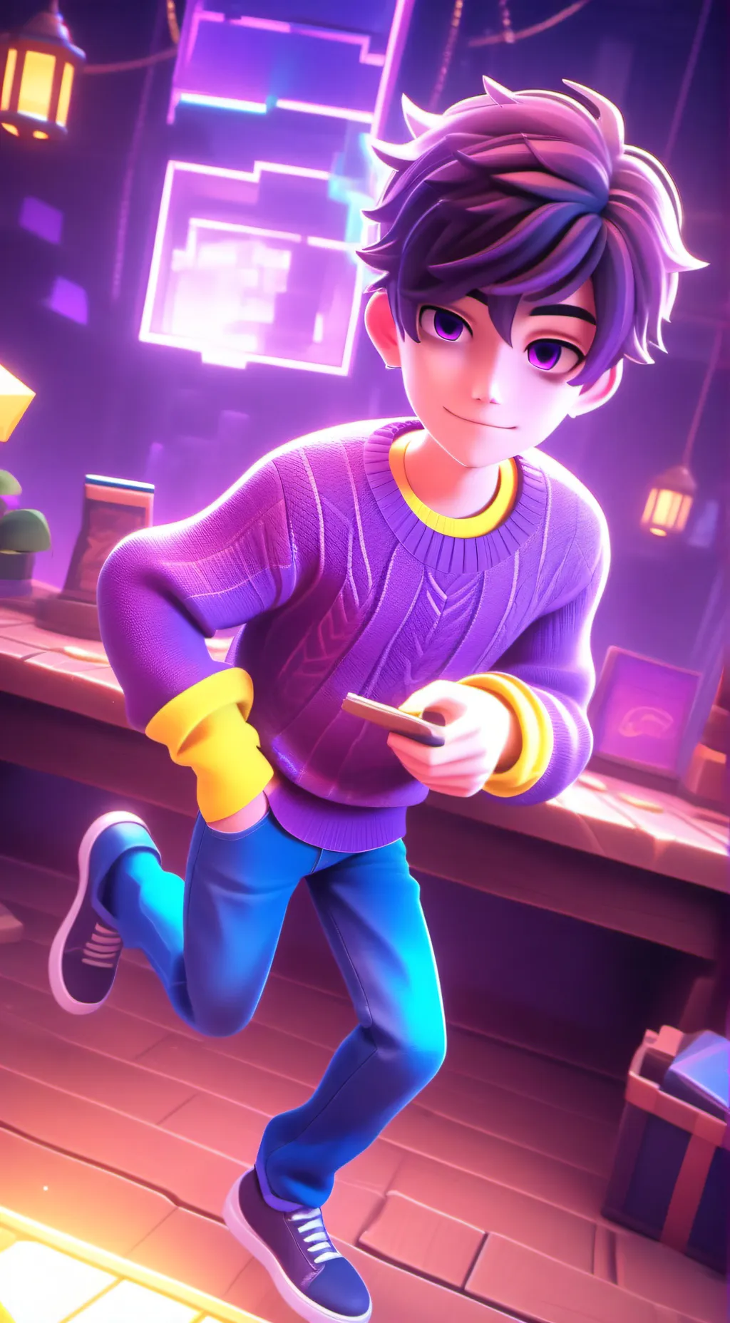 ai character: Mystery♡ background