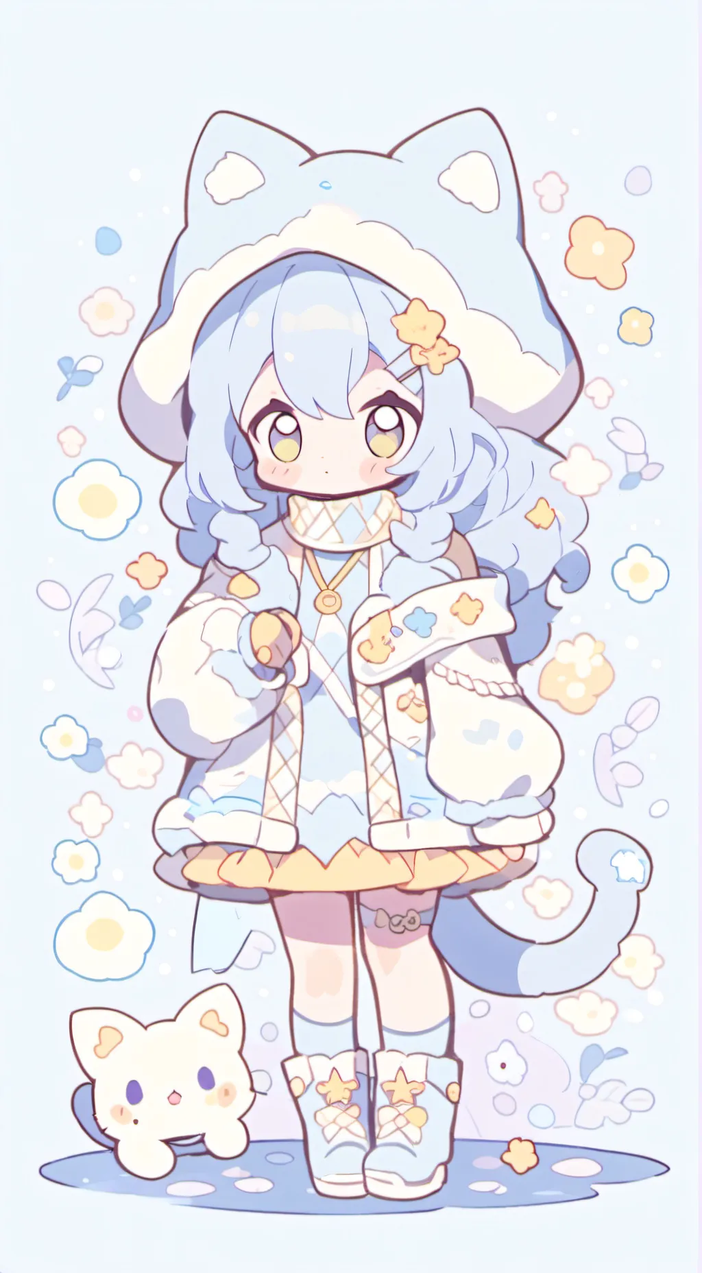 ai character: 💦neptune💙 background