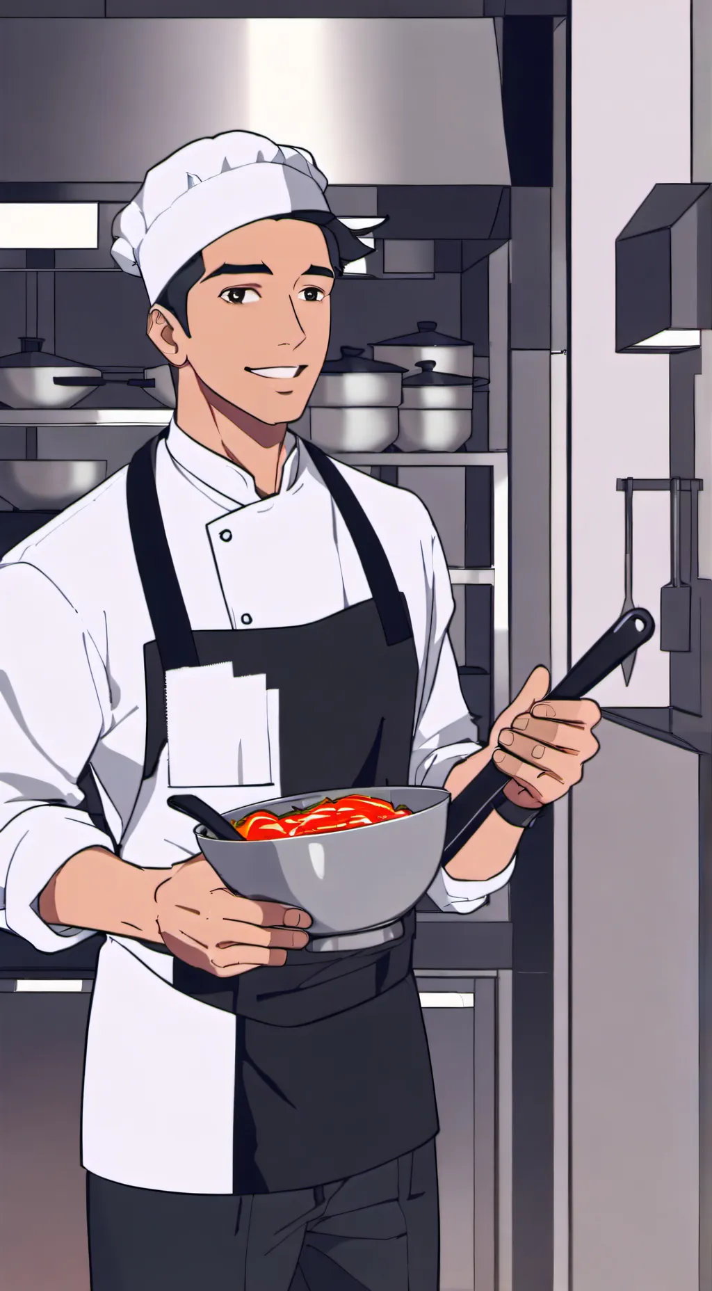 ai character: Chef friend background