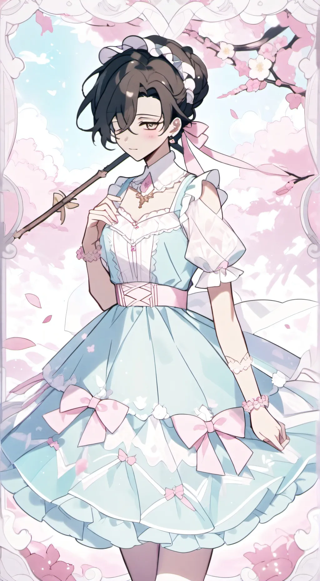 ai character: My OC Violet background