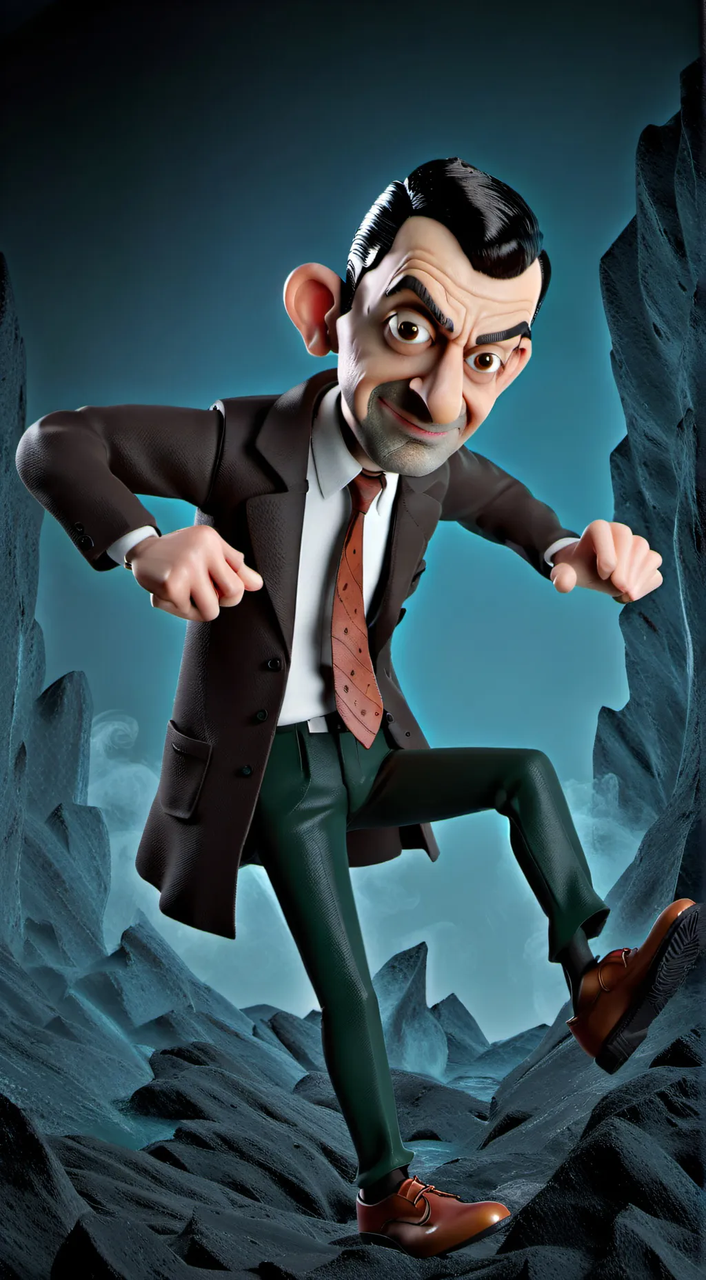 ai character: Johnny English 2 background