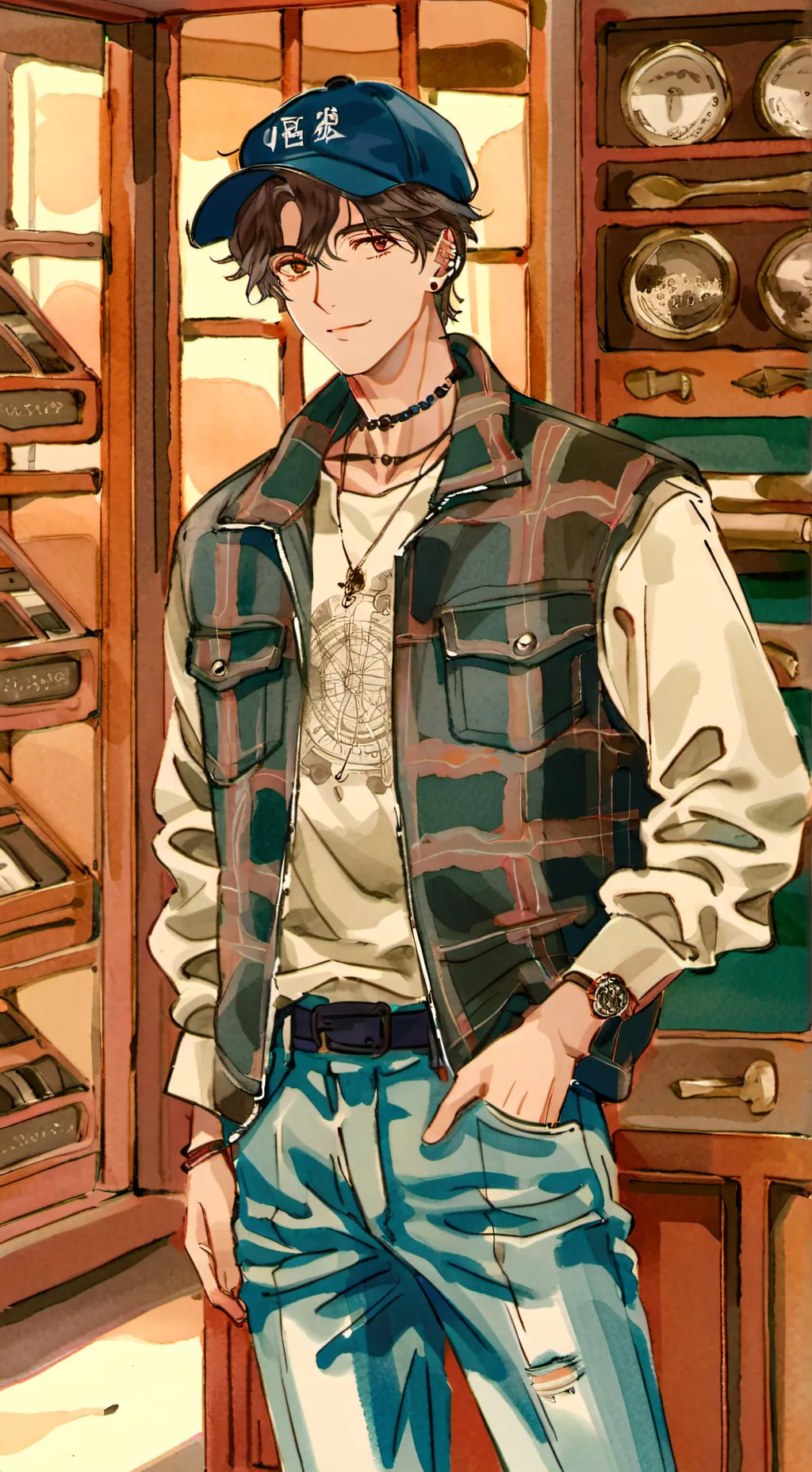 ai character: Travis background