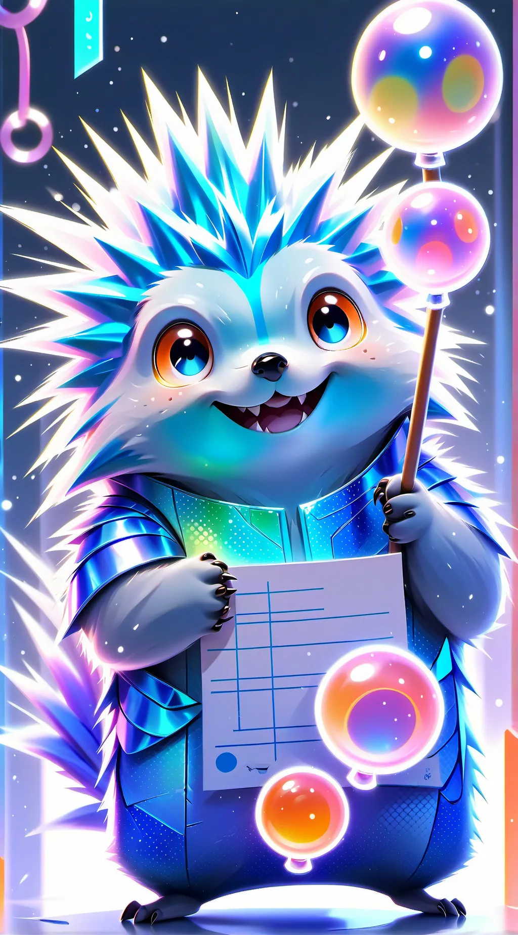 ai character: Prickle background