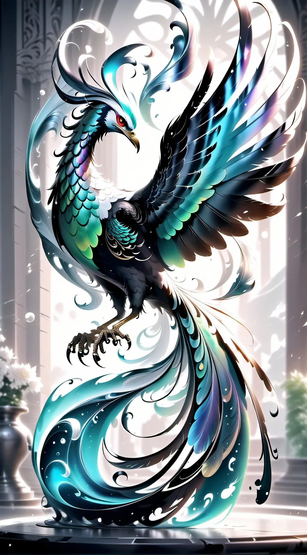 ai character: Phoenix background
