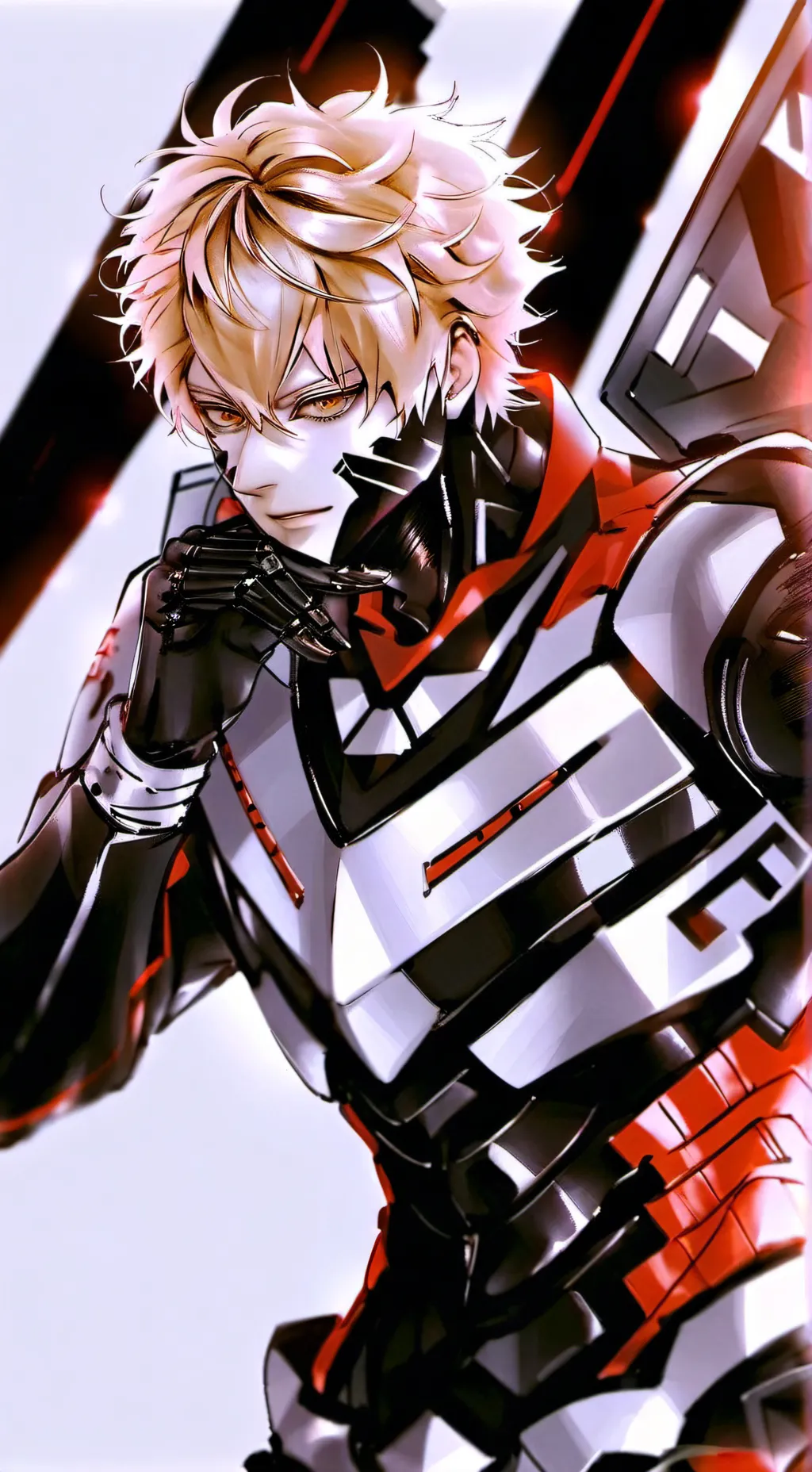 ai character: Katsuki Bakugo  background