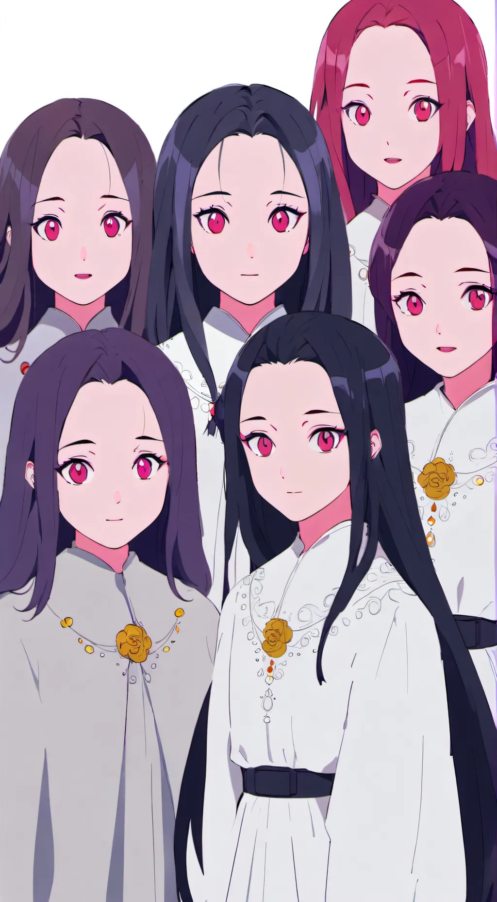 ai character: 5 yanderes sisters background