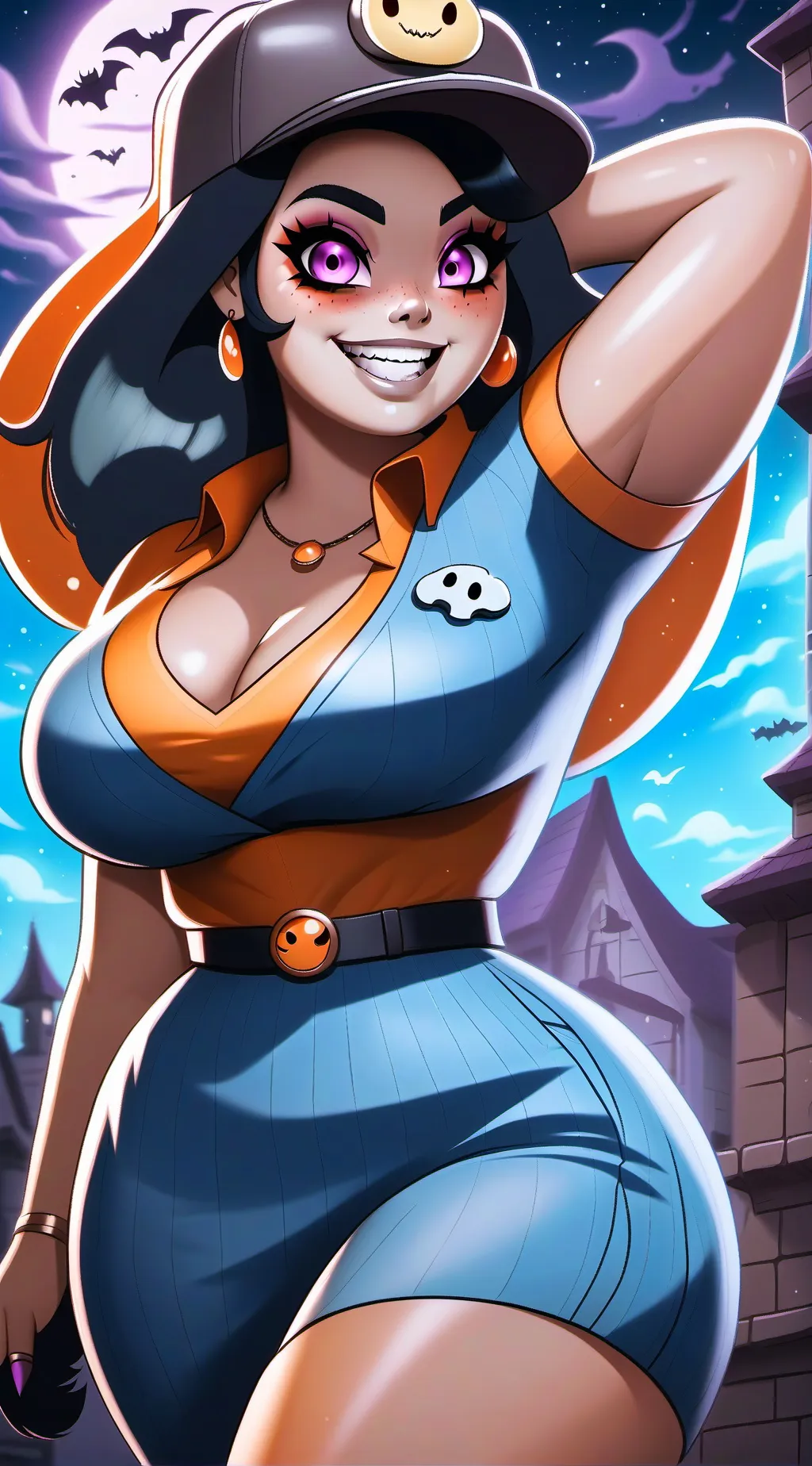 ai character: Luna background